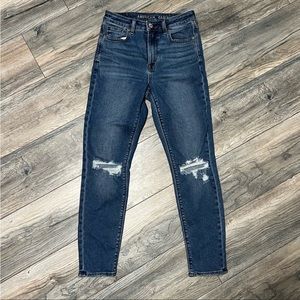 American Eagle Distressed Mom Jean